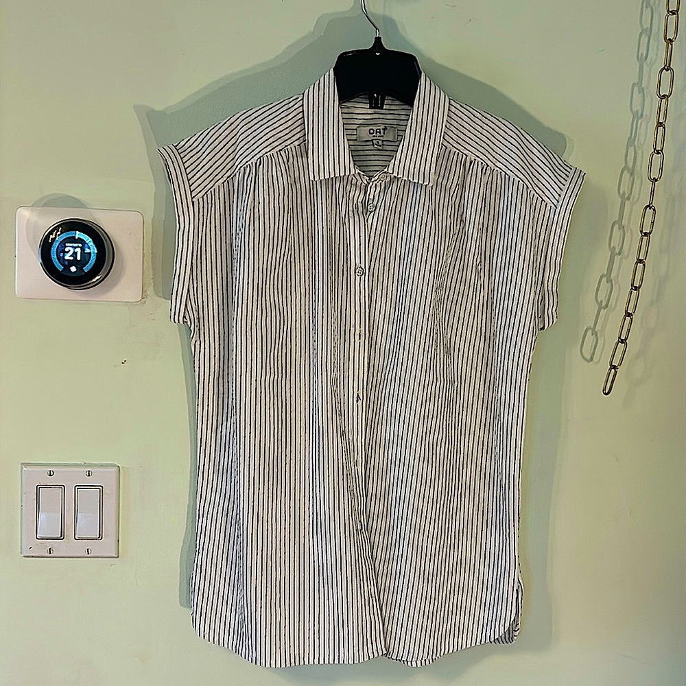OAT New York S/S Pinstripe Blouse